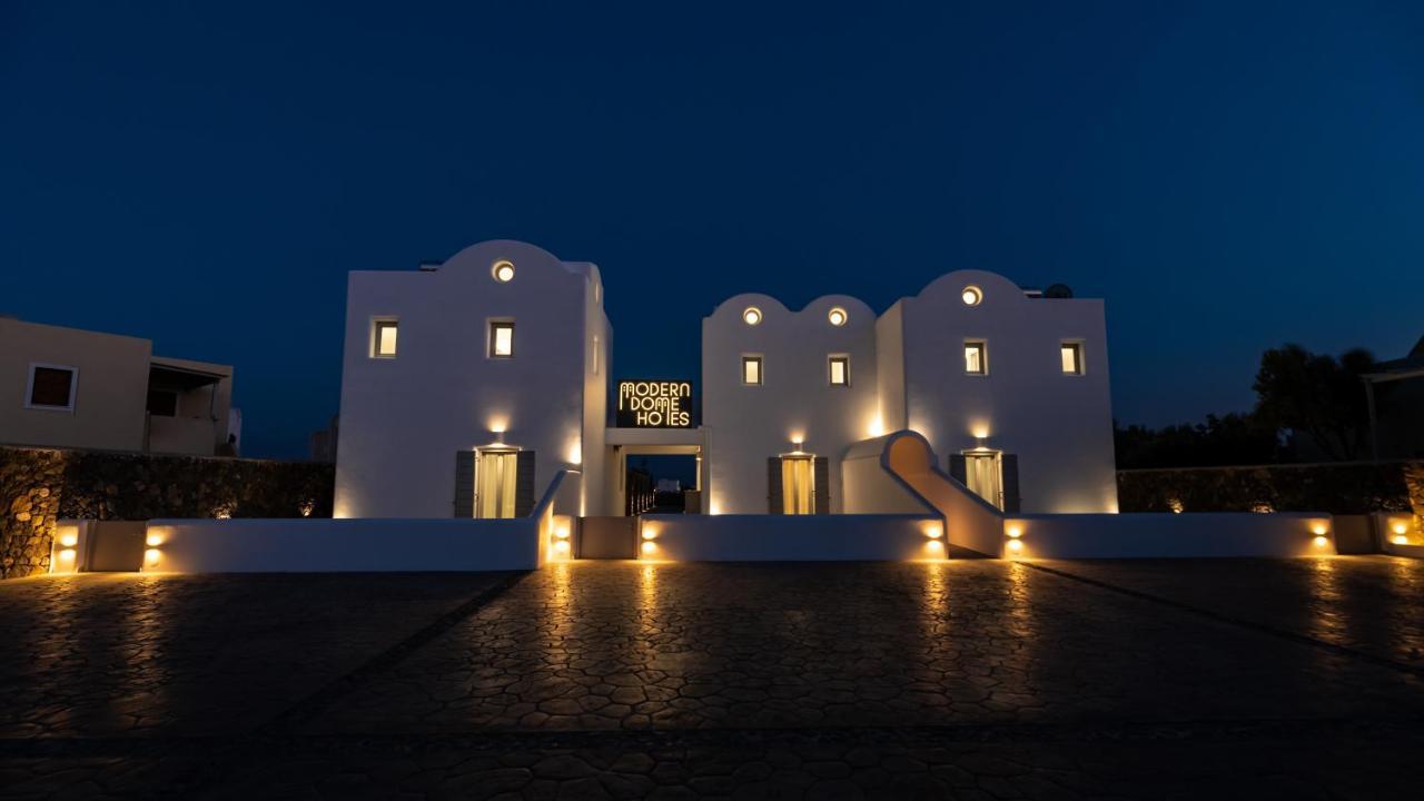 Modern Dome Homes Of Santorini Perissa  Buitenkant foto