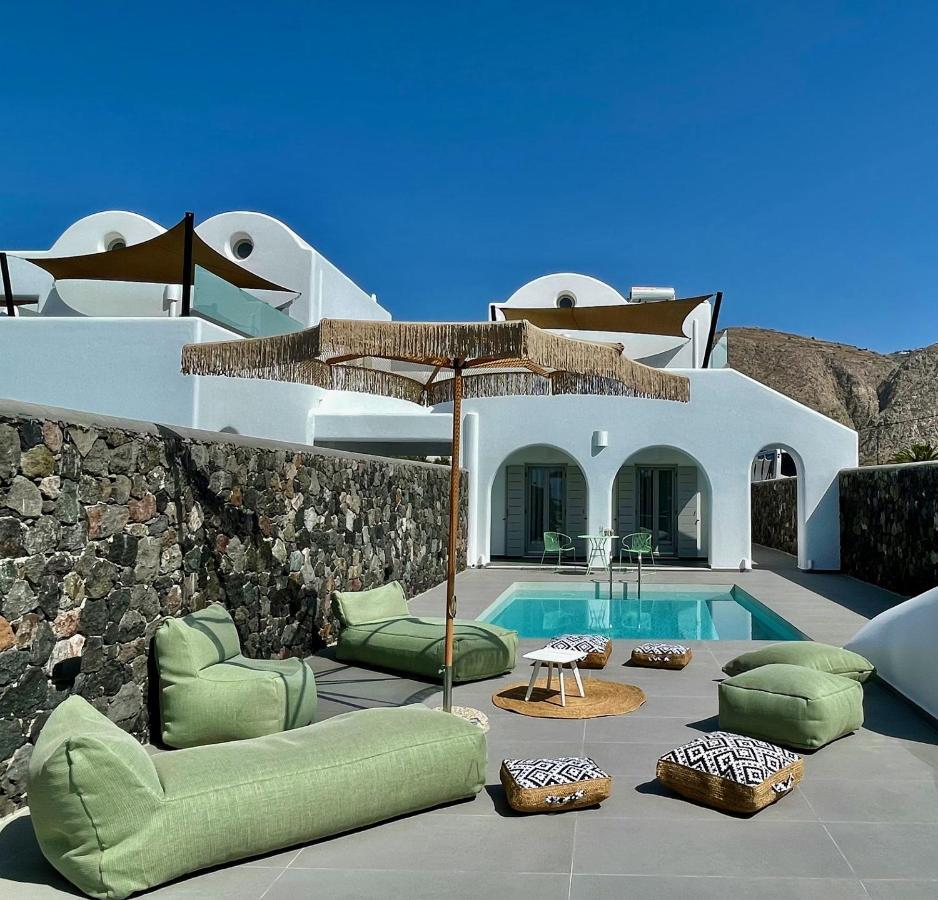 Modern Dome Homes Of Santorini Perissa  Buitenkant foto