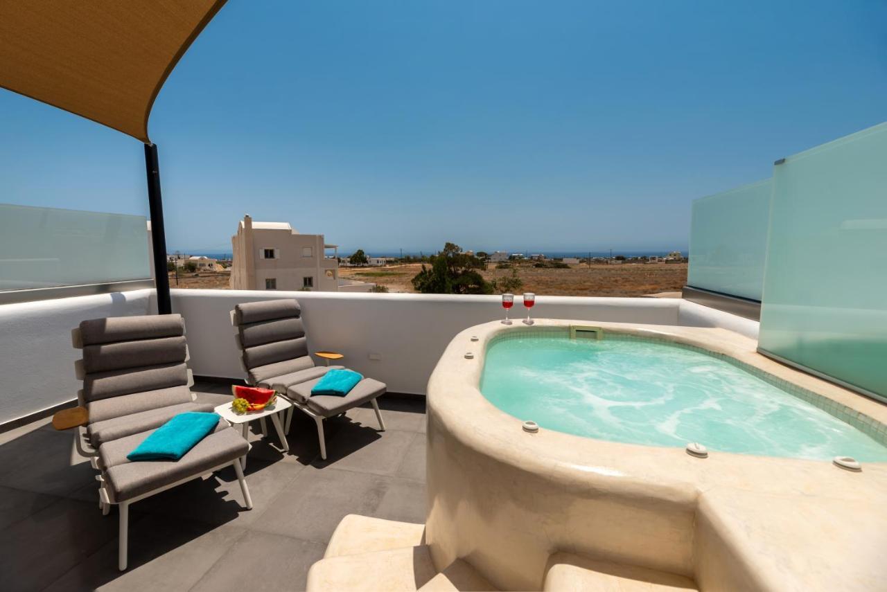 Modern Dome Homes Of Santorini Perissa  Buitenkant foto