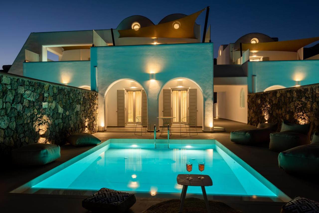 Modern Dome Homes Of Santorini Perissa  Buitenkant foto