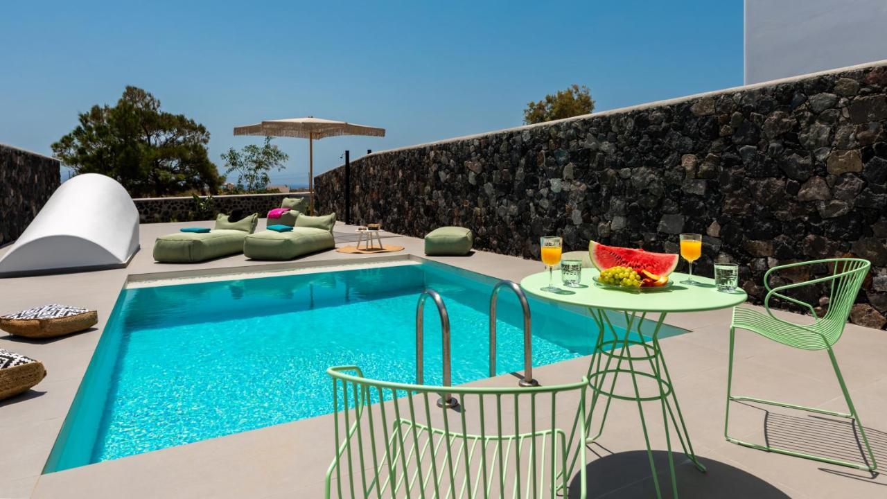 Modern Dome Homes Of Santorini Perissa  Buitenkant foto