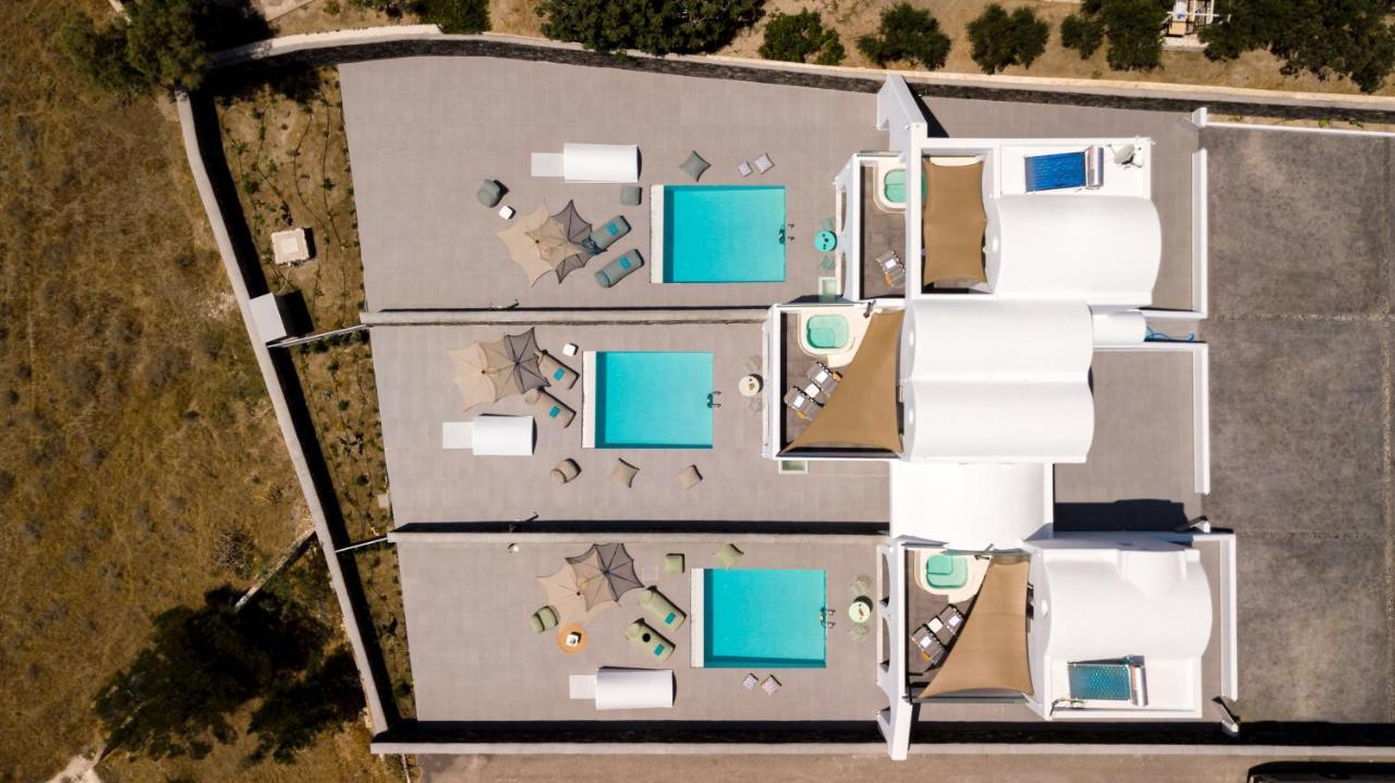Modern Dome Homes Of Santorini Perissa  Buitenkant foto