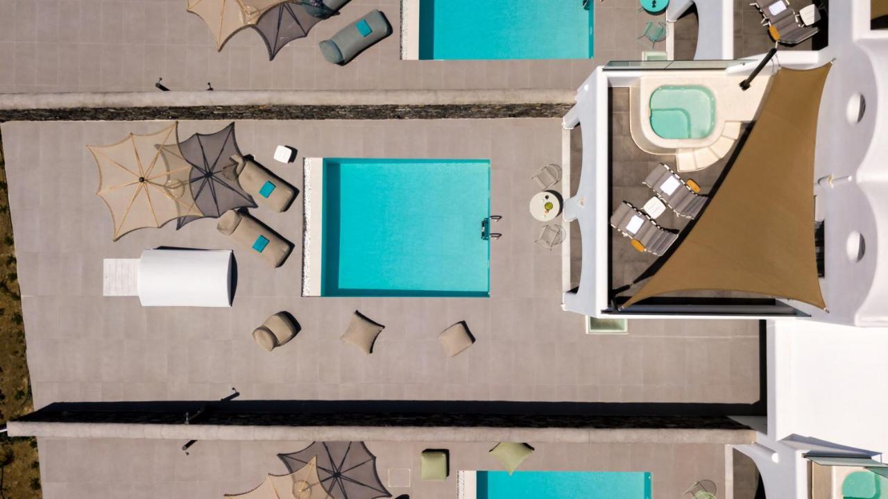 Modern Dome Homes Of Santorini Perissa  Buitenkant foto