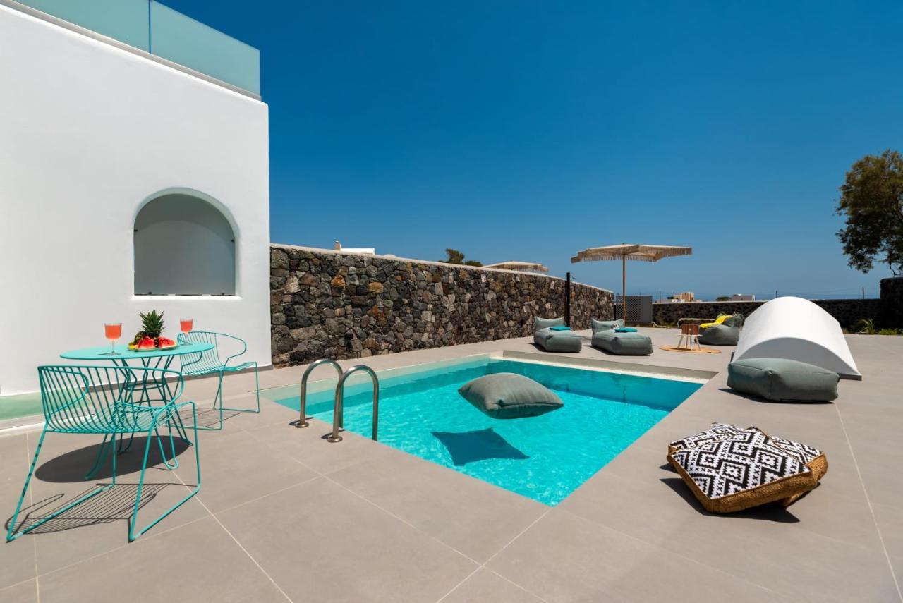 Modern Dome Homes Of Santorini Perissa  Buitenkant foto